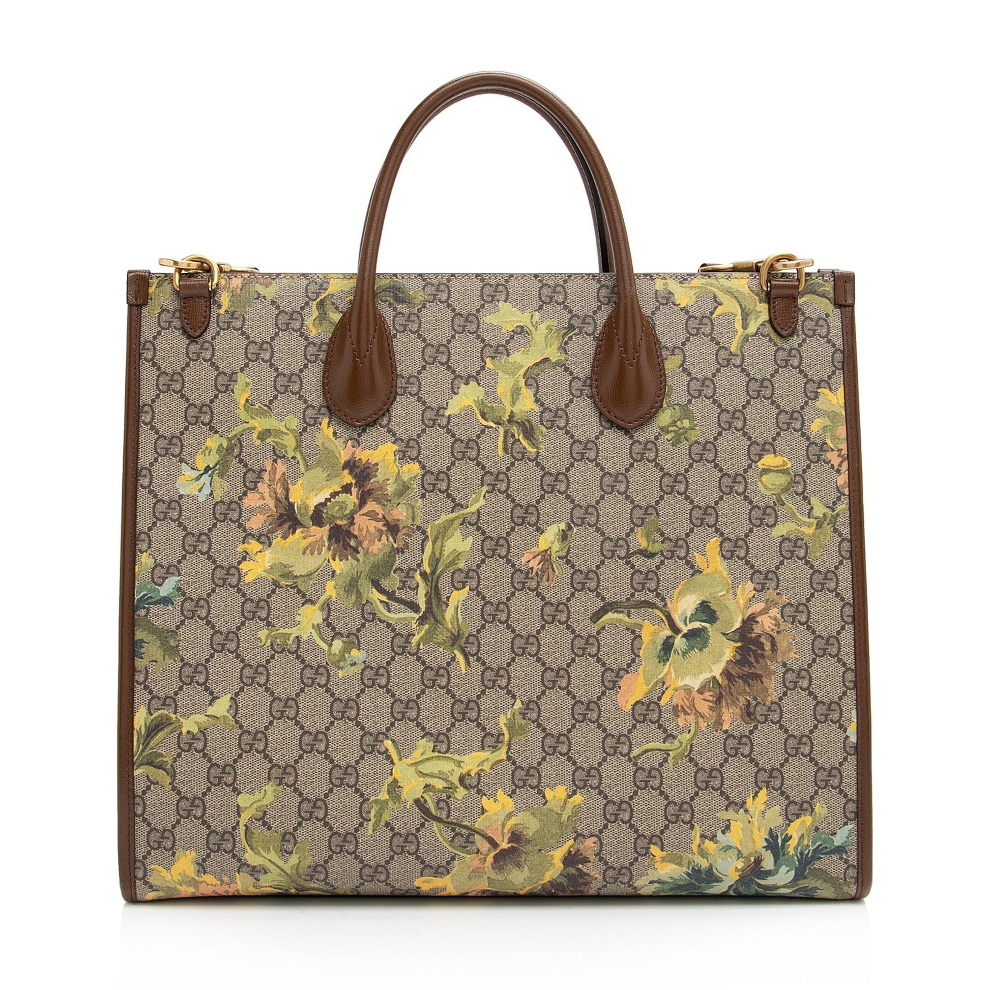 Gucci GG Supreme Carnation Medium Tote (SHF-23089)