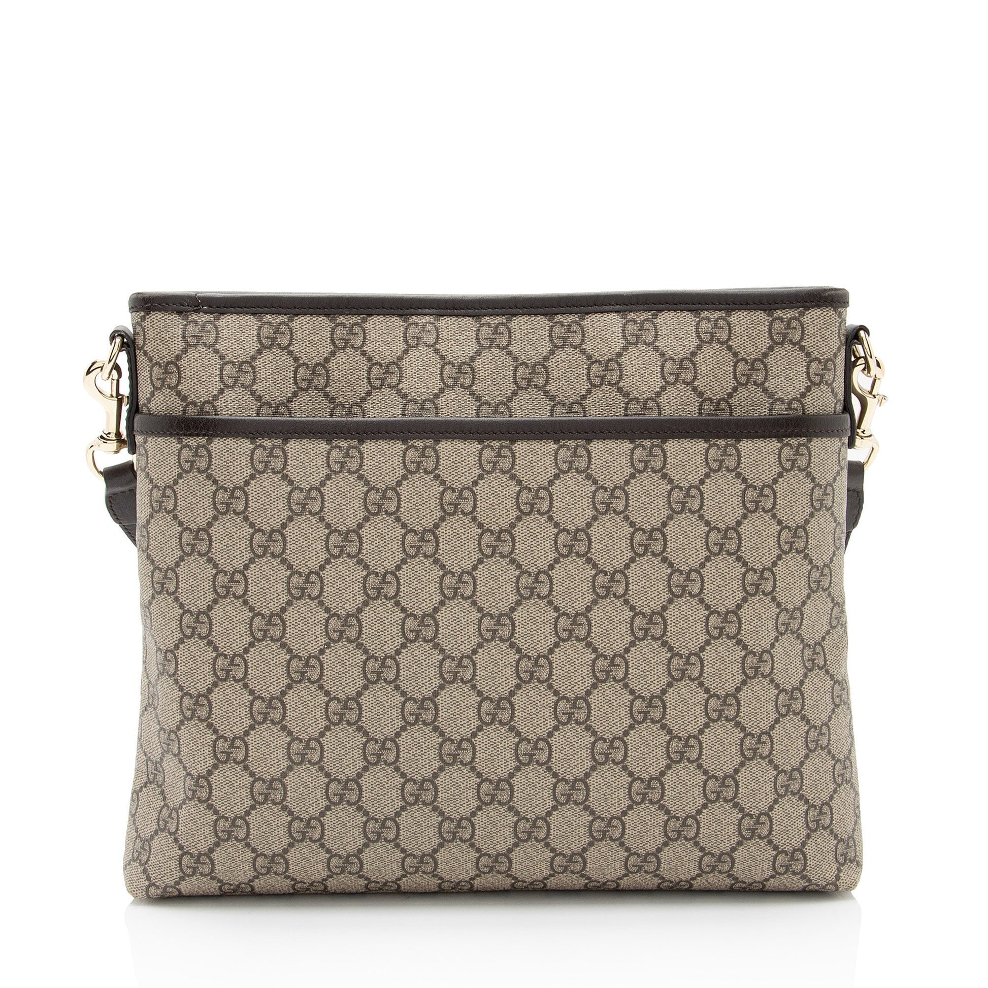 Gucci Leather Canvas Shoulder Bag