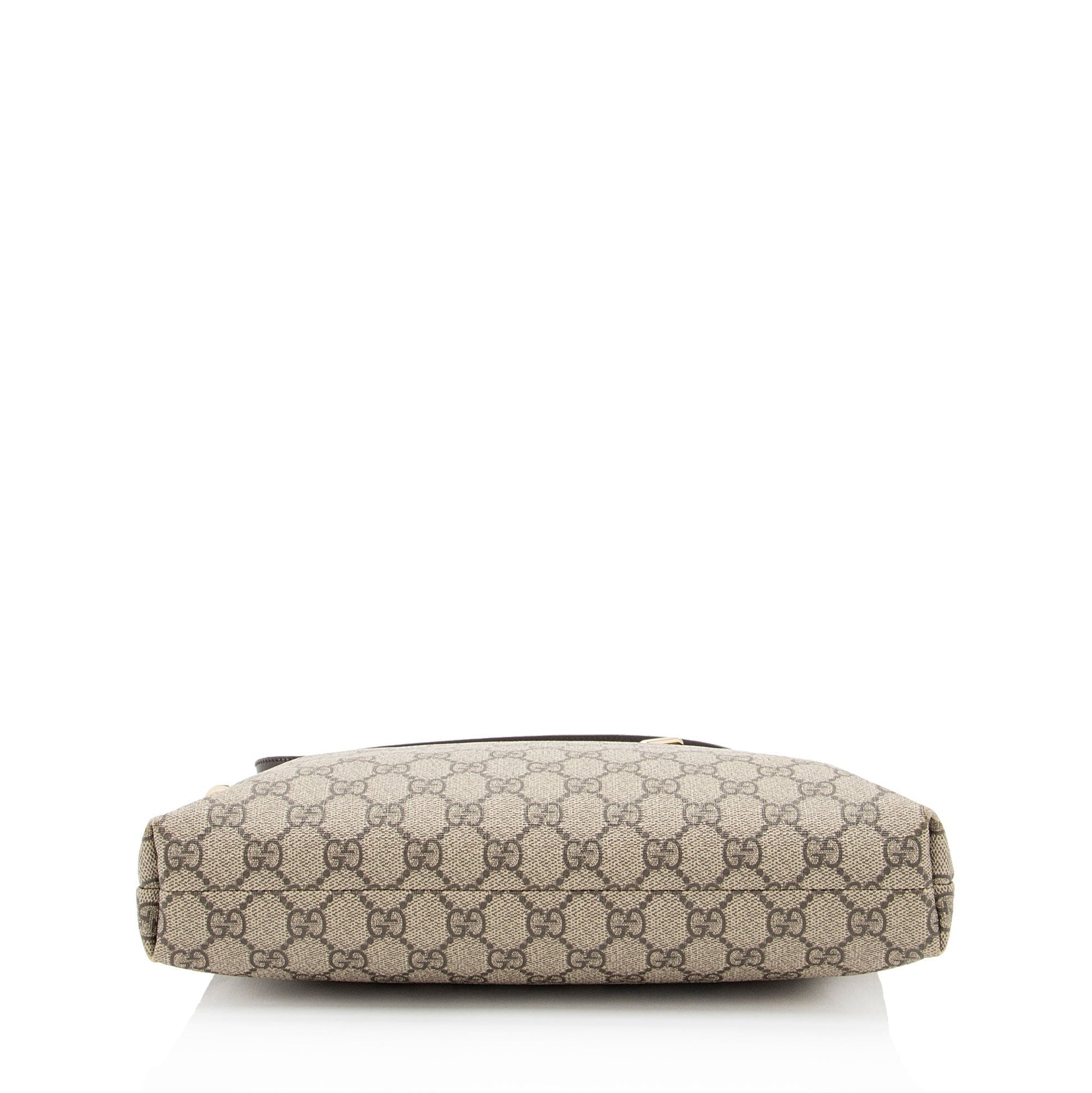 Gucci Leather Canvas Shoulder Bag