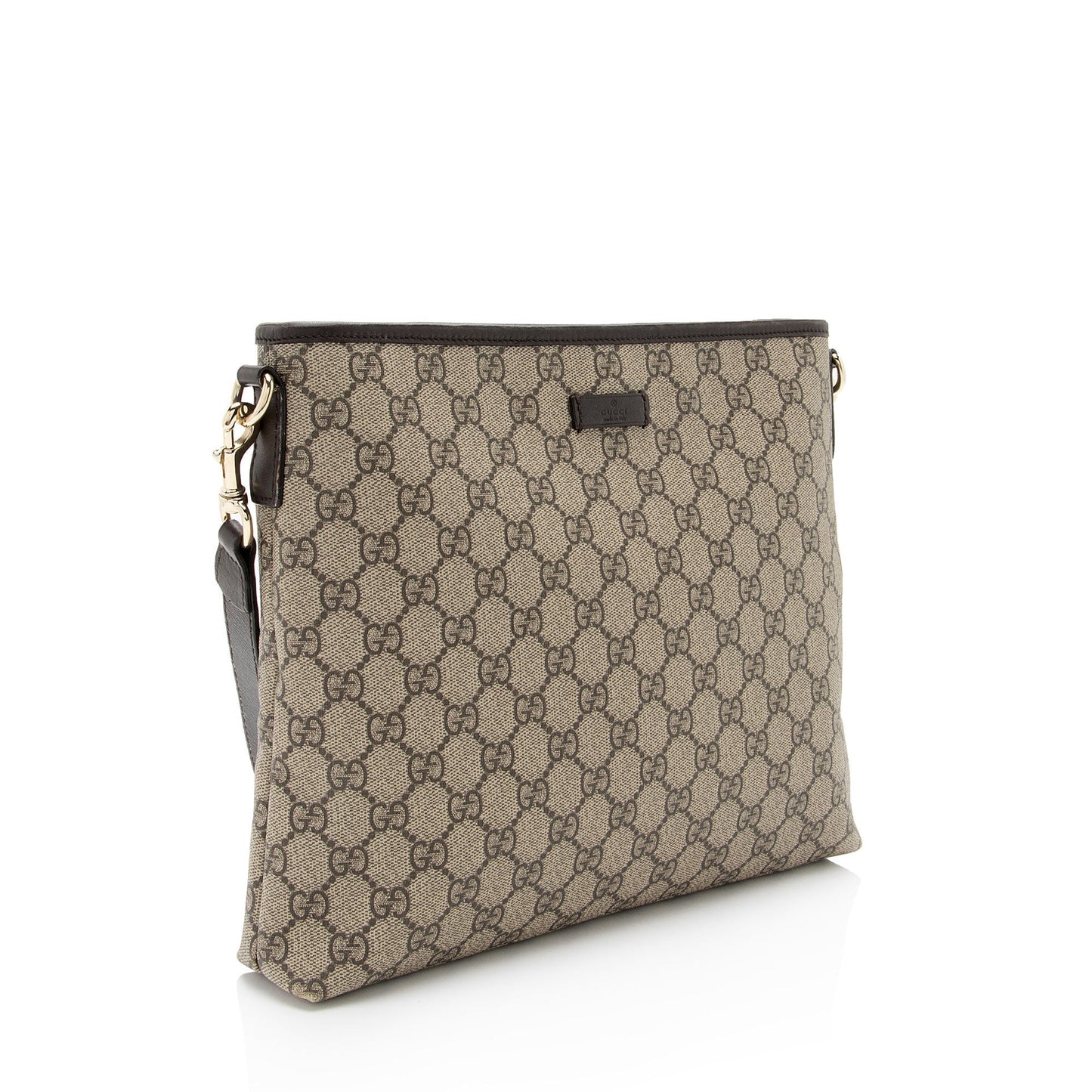 Gucci Leather Canvas Shoulder Bag