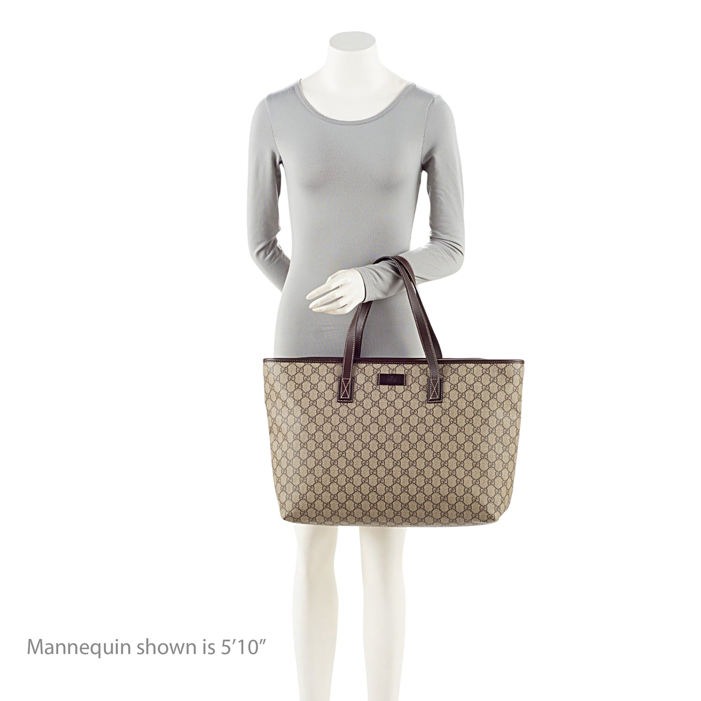 Gucci GG Supreme Classic Large Zip Tote