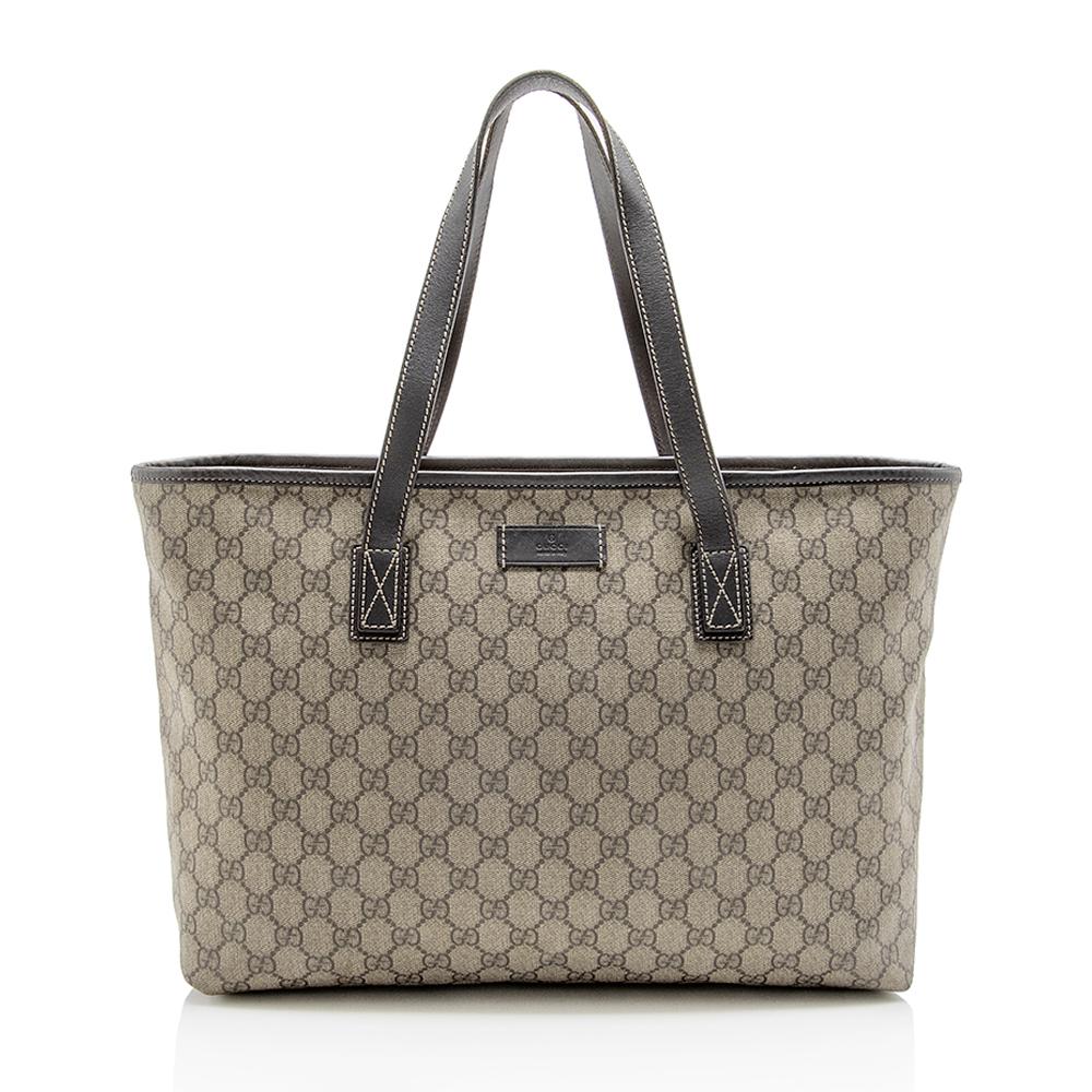 Gucci GG Supreme Monogram Tote Style 21