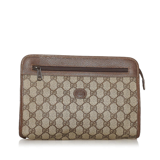 Gucci GG Supreme Clutch Bag (SHG-32201)