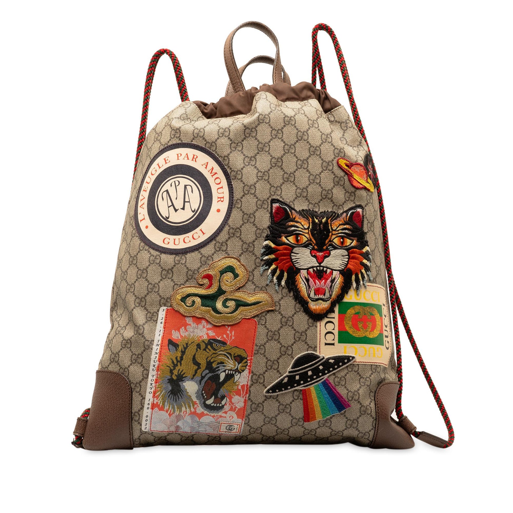 Gucci Canvas Shoulder Bag
