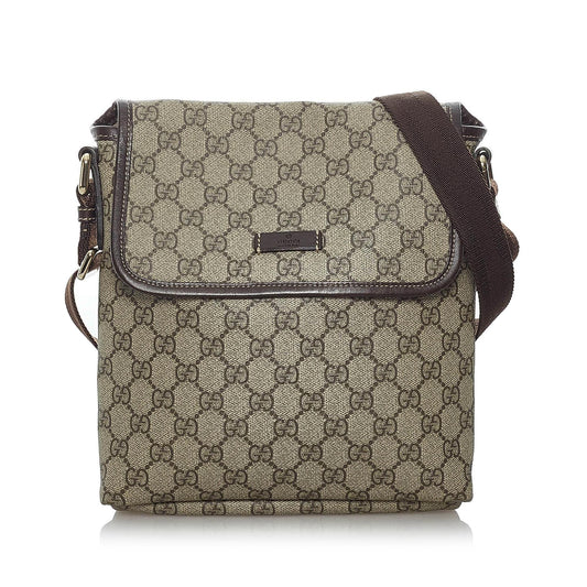 Gucci GG Supreme Crossbody Bag (SHG-29805)