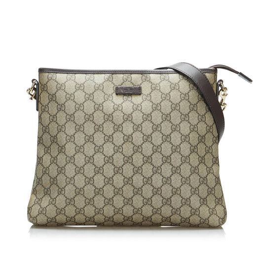 Gucci GG Supreme Crossbody Bag (SHG-huMVBD)