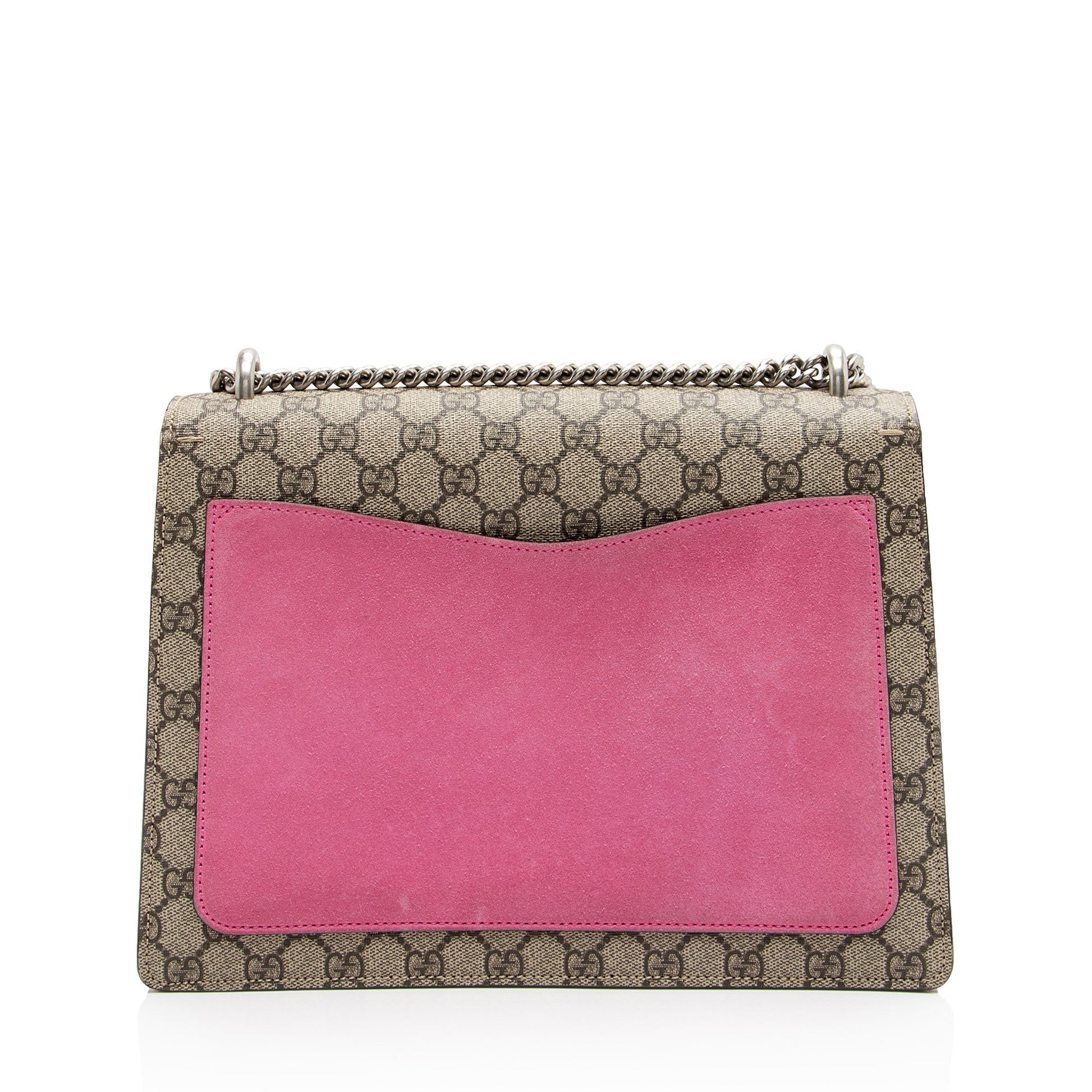 Gucci Leather Canvas Shoulder Bag
