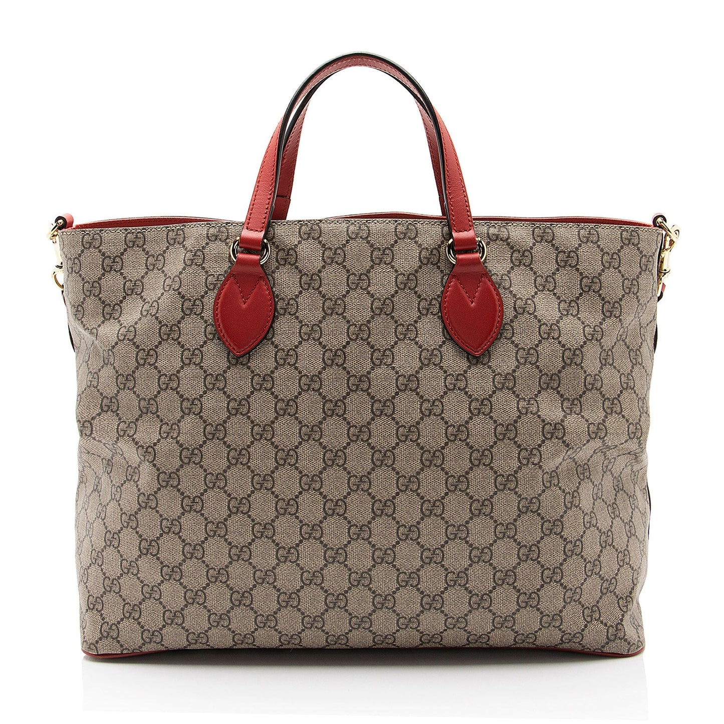 Gucci Leather Canvas Tote