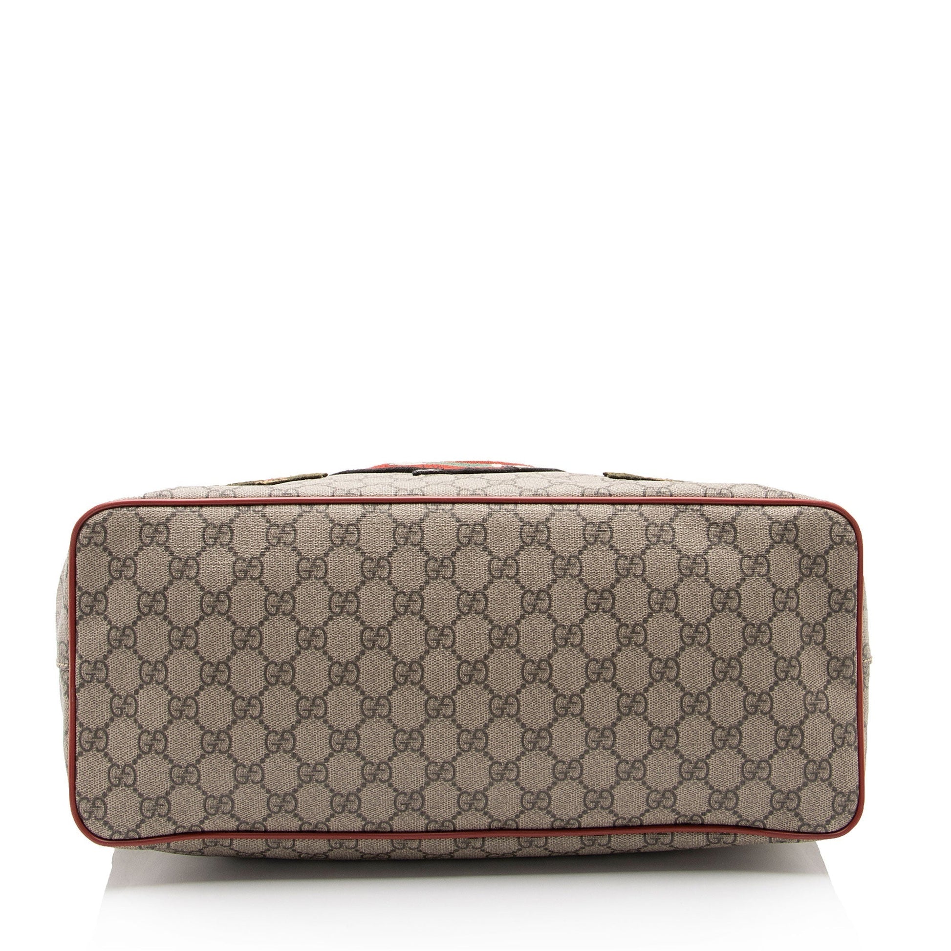 Gucci Leather Canvas Tote