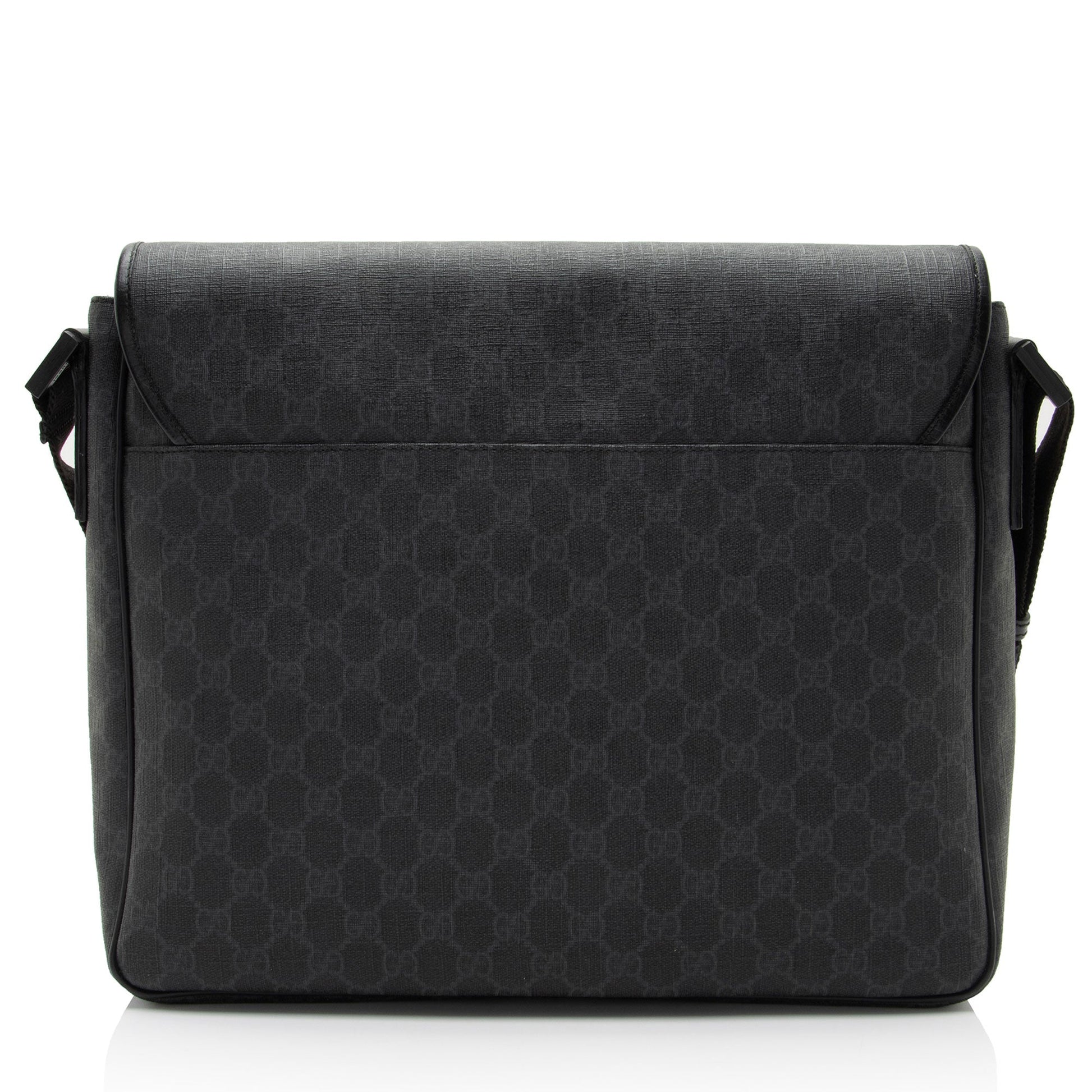 Gucci Nylon Leather Canvas Shoulder Bag