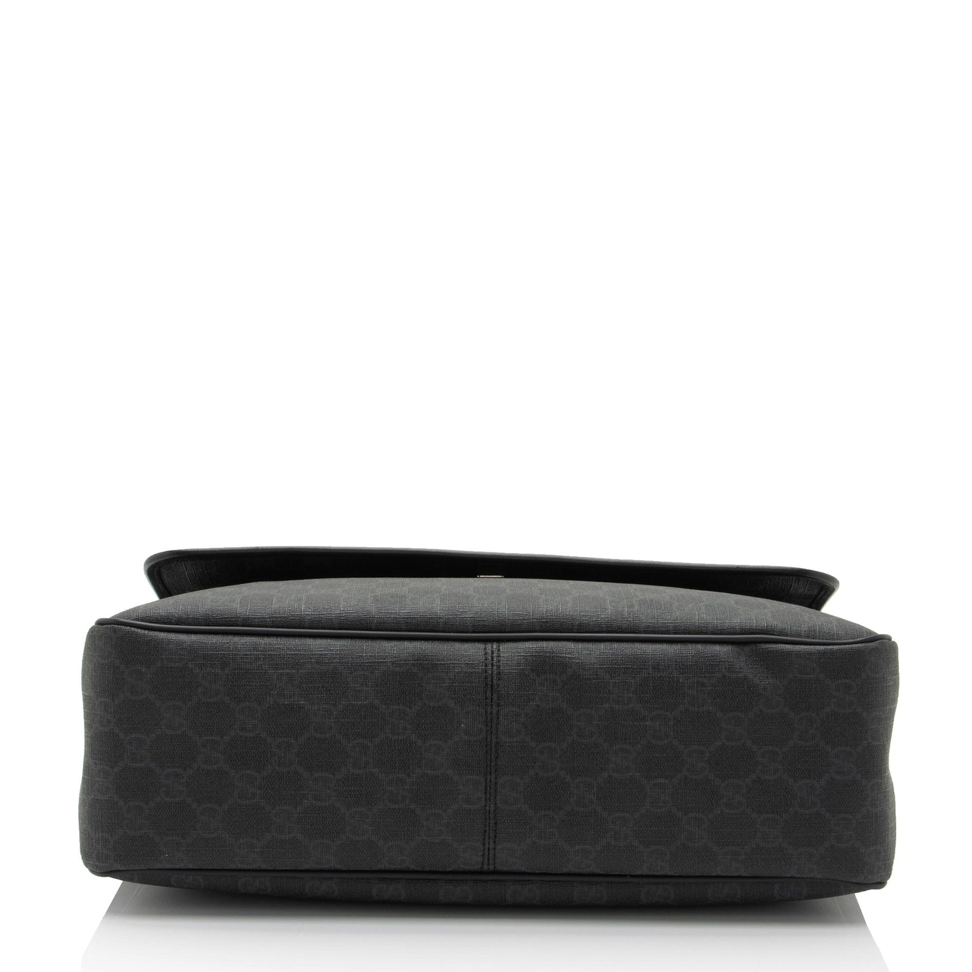 Gucci Nylon Leather Canvas Shoulder Bag