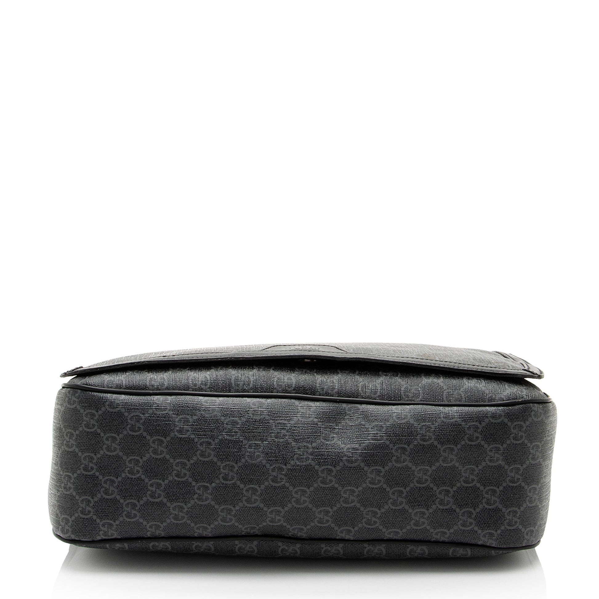 Gucci Nylon Leather Canvas Shoulder Bag