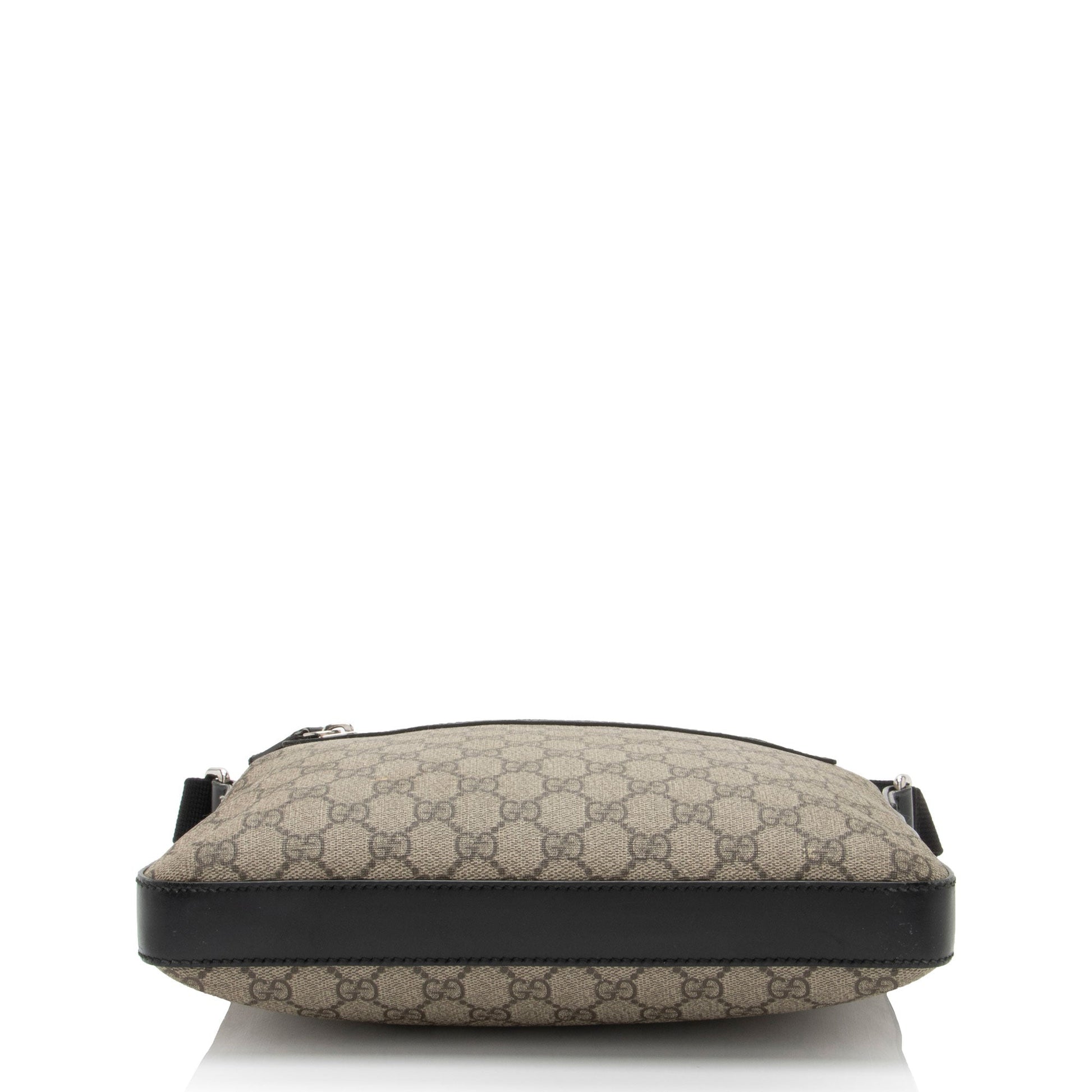 Gucci Nylon Leather Canvas Shoulder Bag