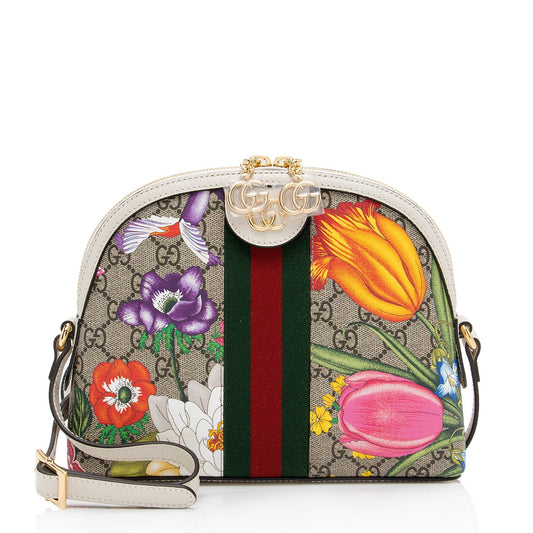 Gucci Nylon Leather Canvas Crossbody