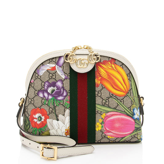 Gucci Nylon Leather Canvas Crossbody