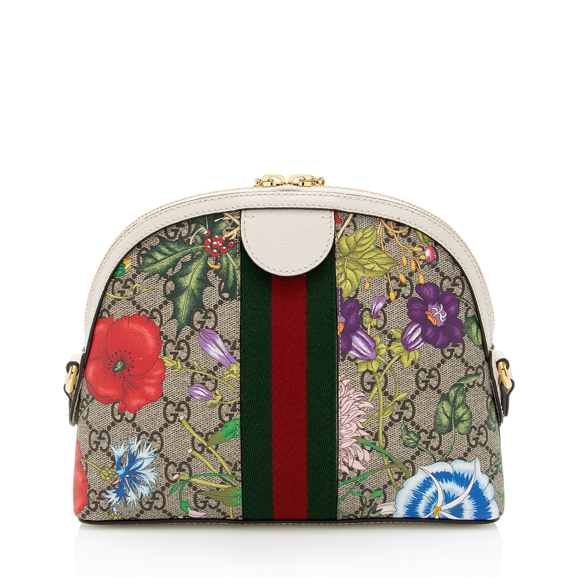 Gucci Nylon Leather Canvas Crossbody