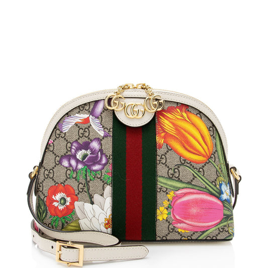 Gucci Nylon Leather Canvas Crossbody