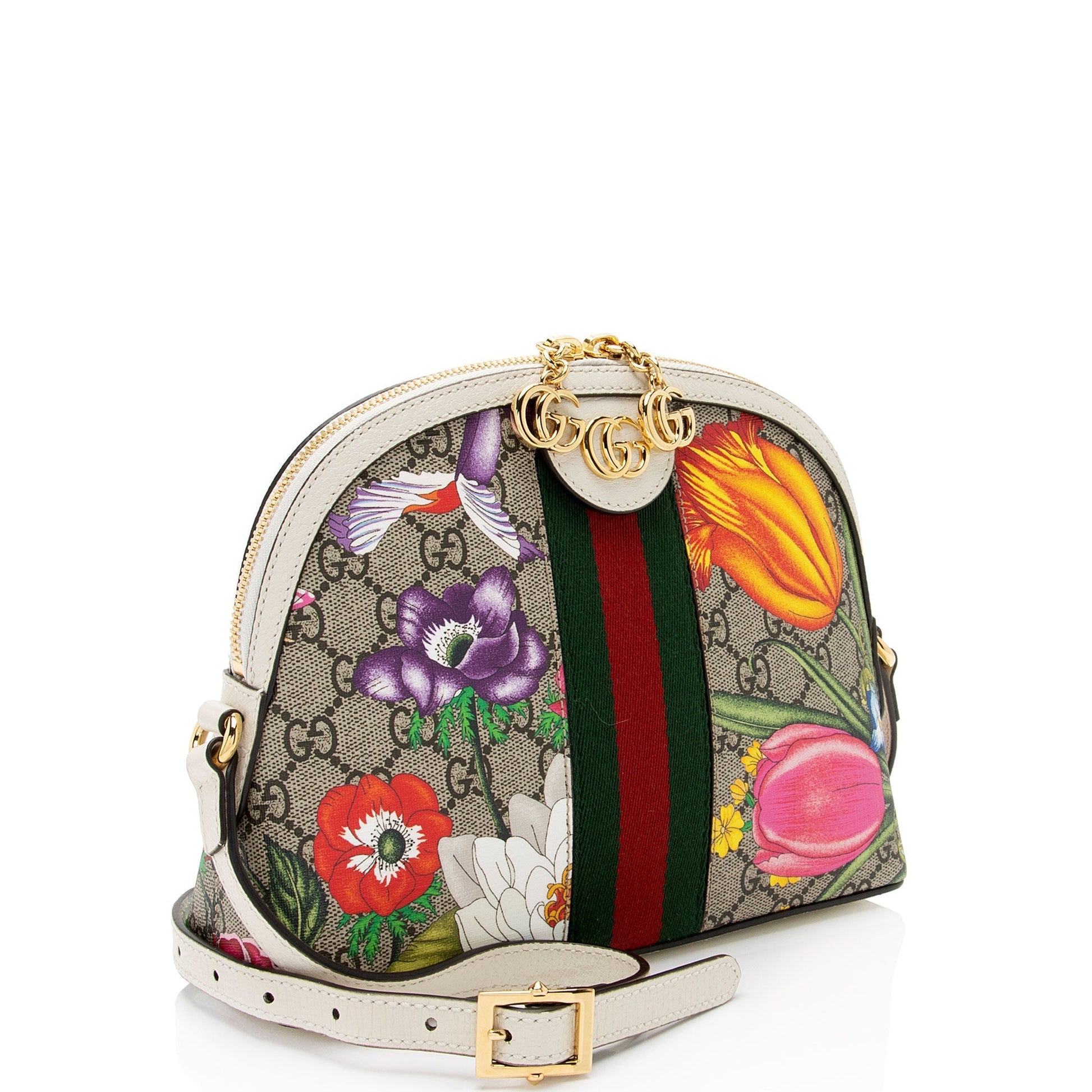 Gucci Nylon Leather Canvas Crossbody