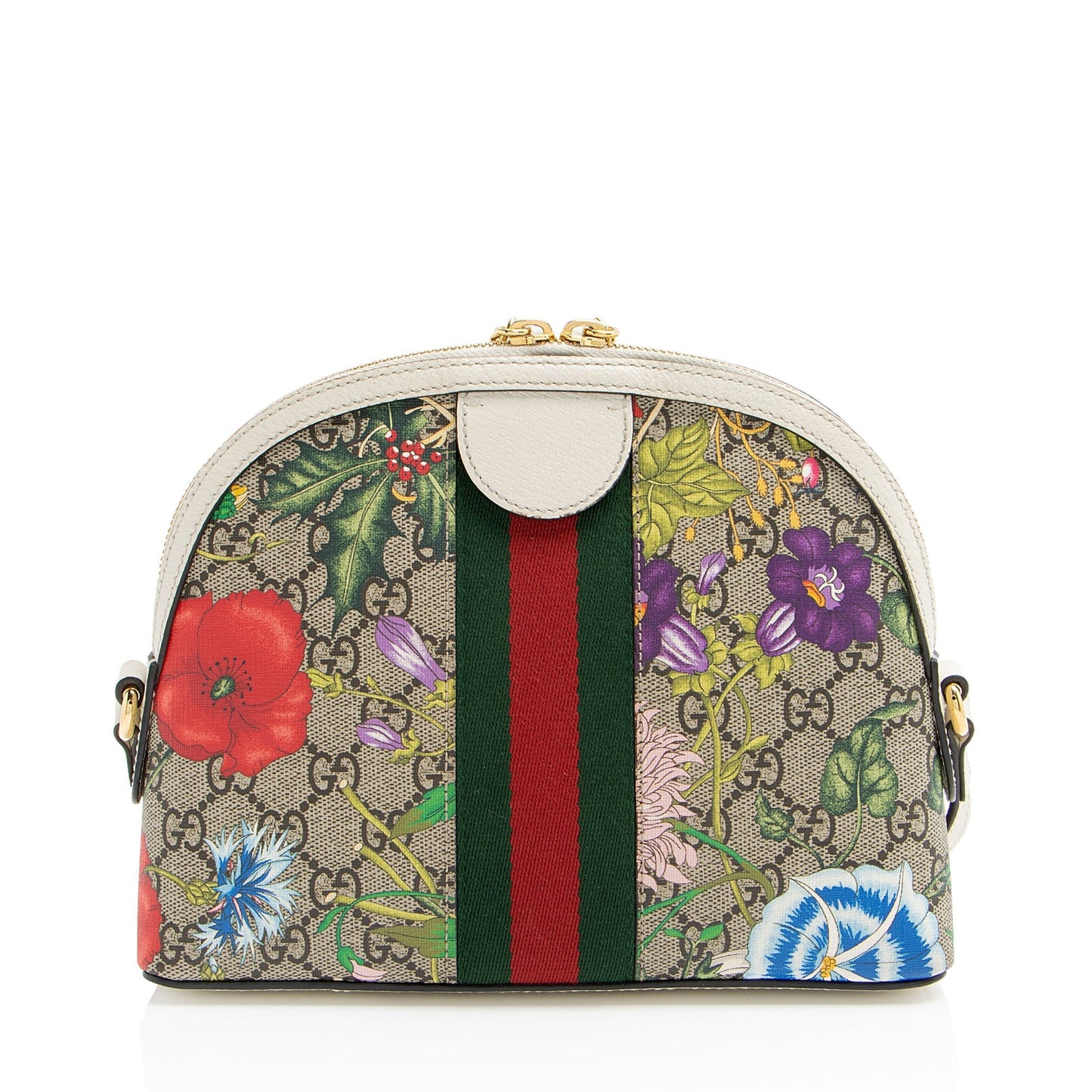 Gucci Nylon Leather Canvas Crossbody