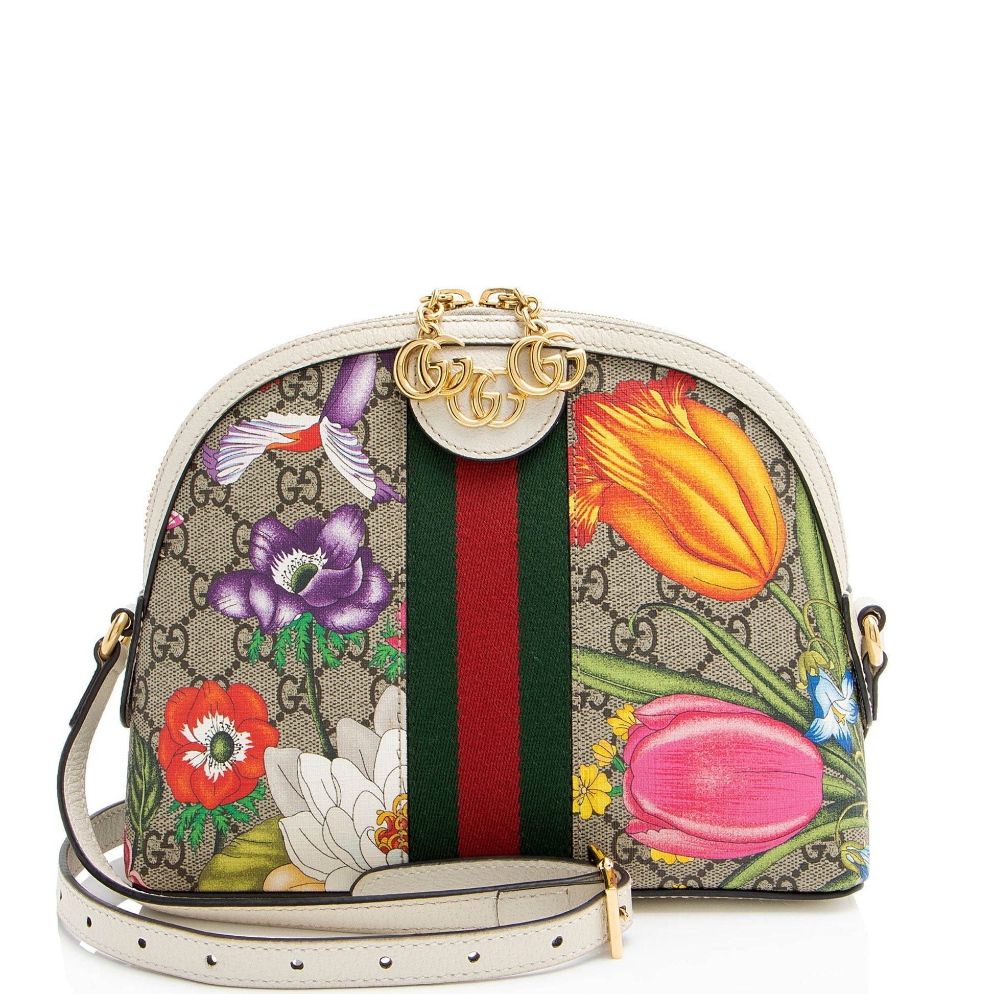 Gucci Nylon Leather Canvas Crossbody