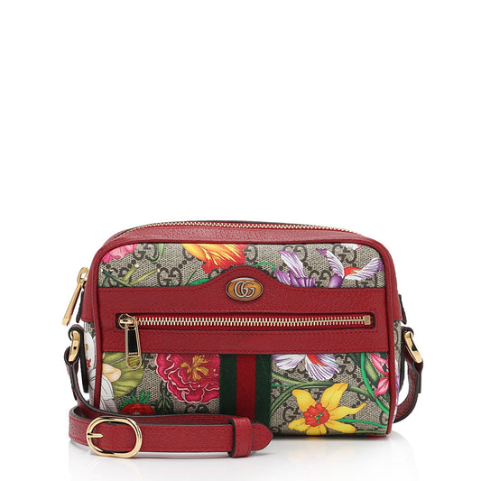 Gucci Nylon Leather Mini Crossbody