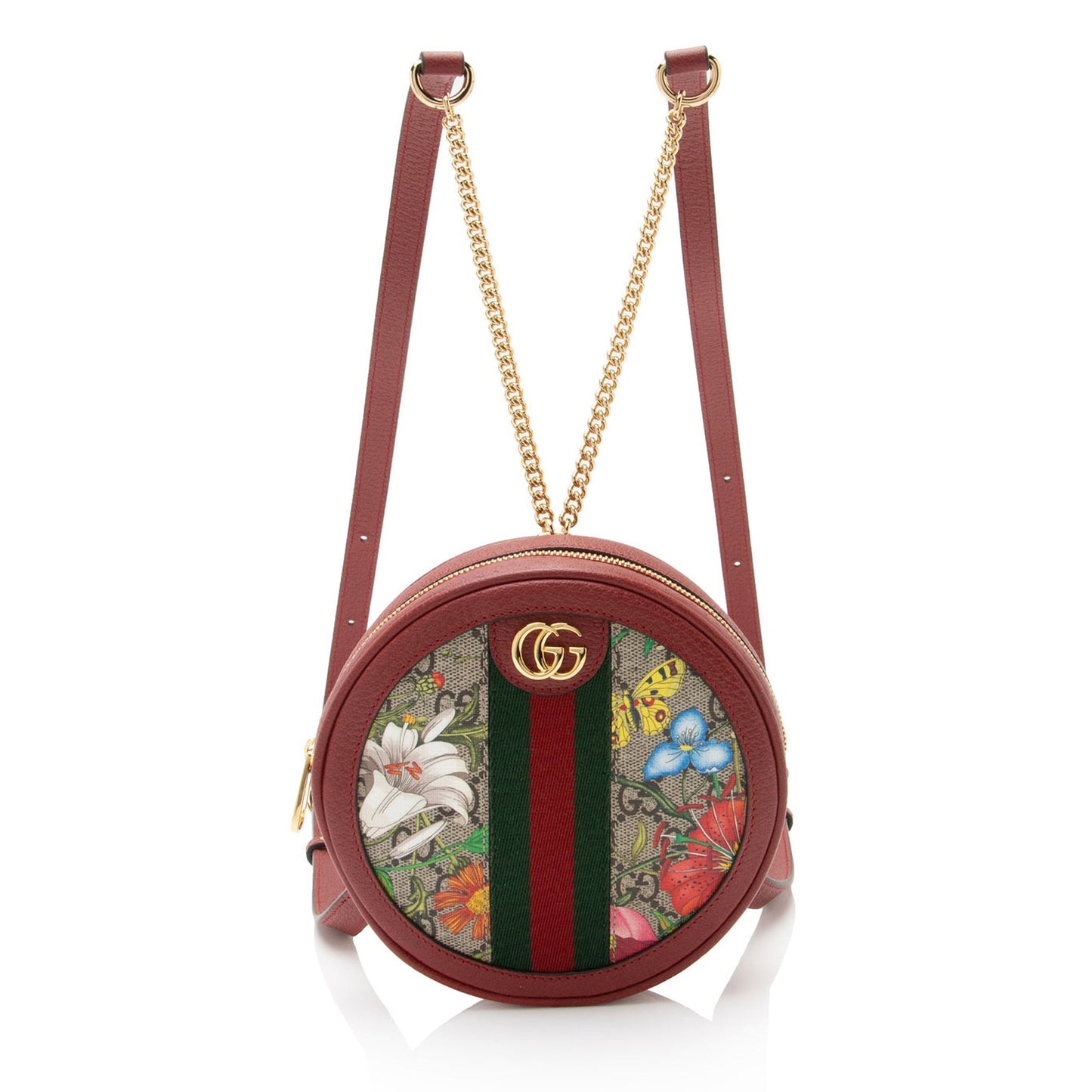 Gucci Nylon Leather Mini Shoulder Bag