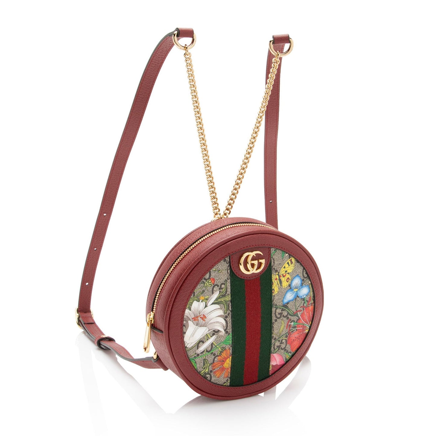 Gucci Nylon Leather Mini Shoulder Bag