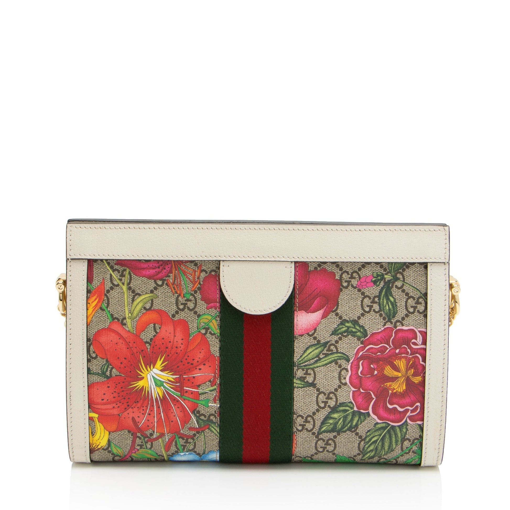 Gucci GG Supreme Flora Ophidia Shoulder Bag (SHF-)