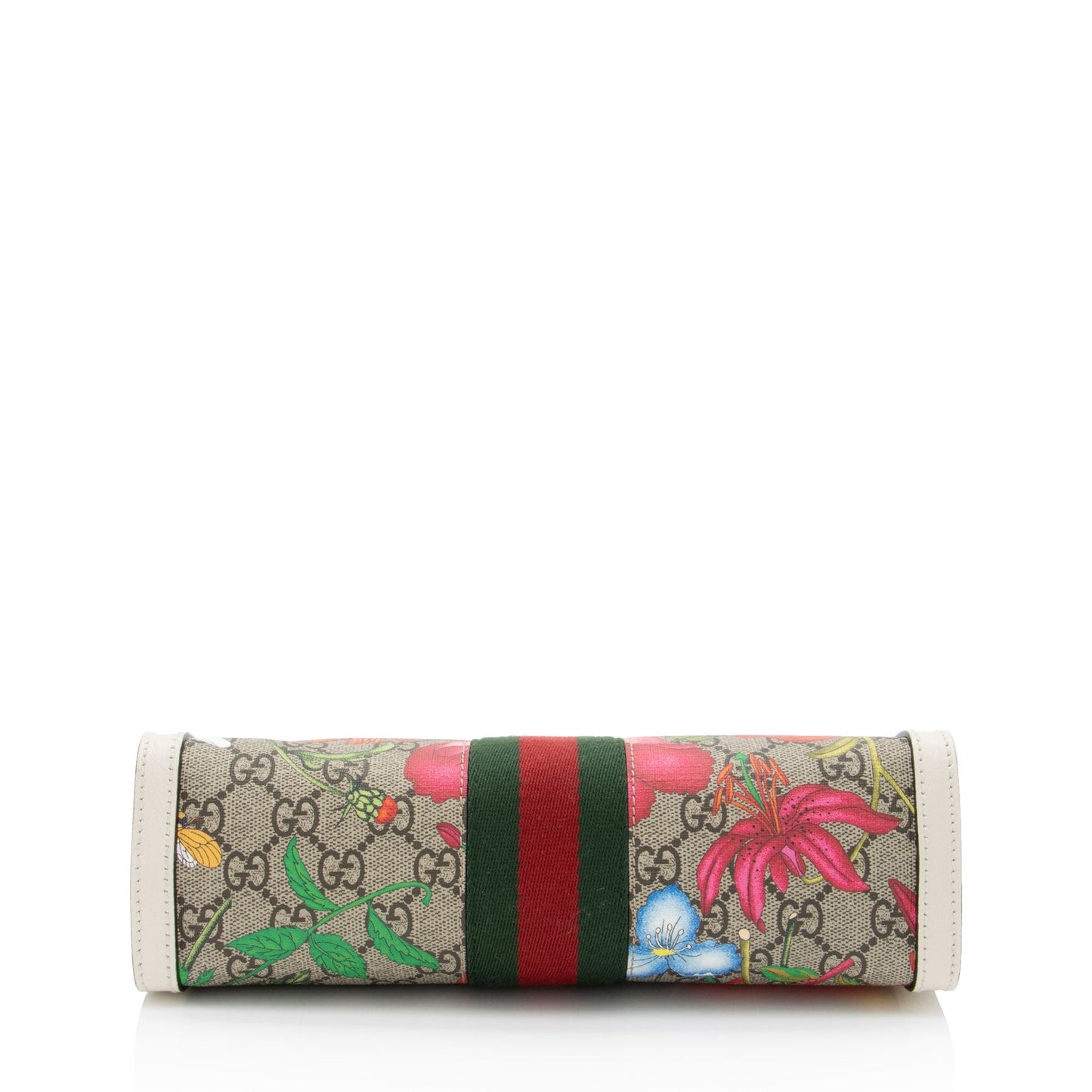 Gucci Nylon Leather Canvas Shoulder Bag