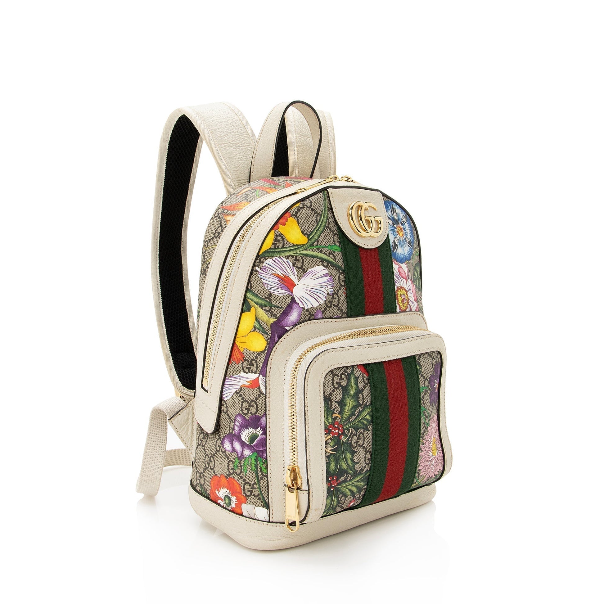 Gucci Ophidia Leather Canvas Shoulder Bag Style 6