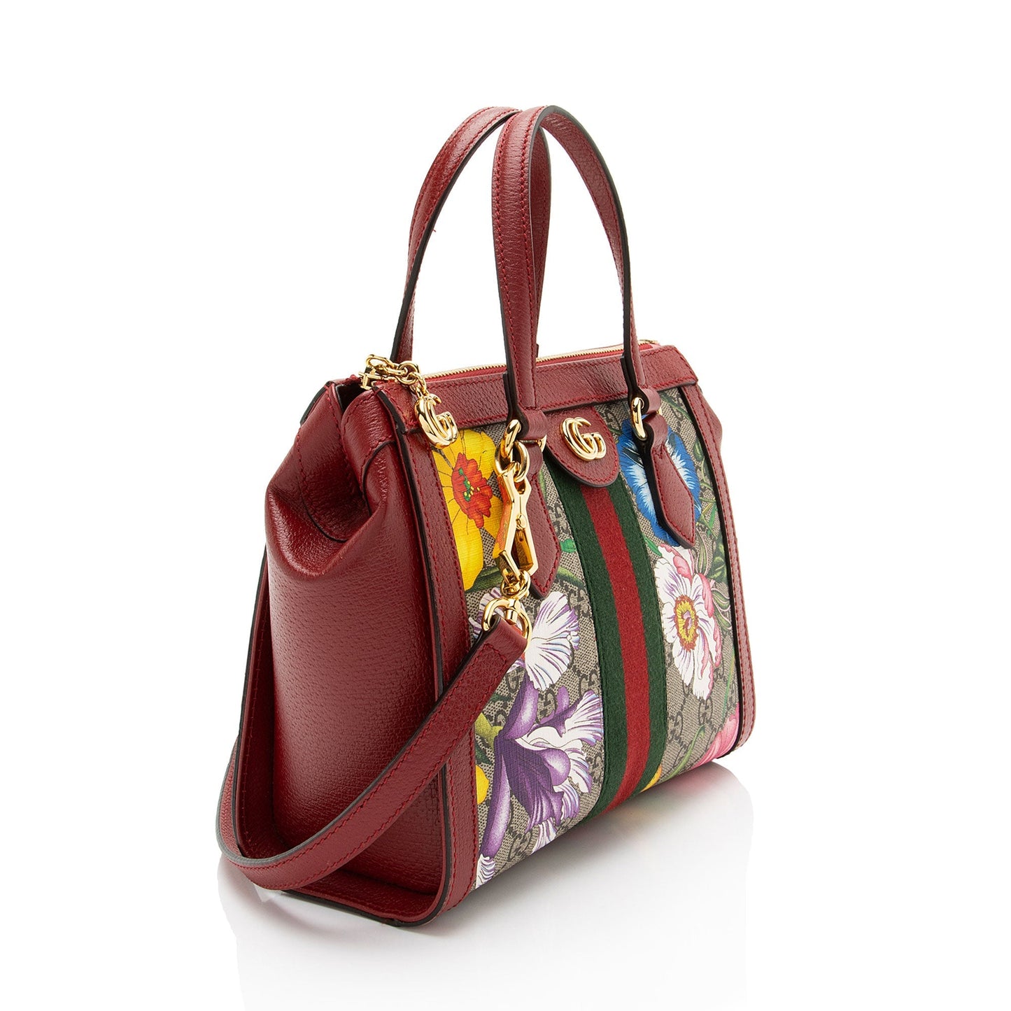 Gucci GG Supreme Flora Ophidia Small Tote