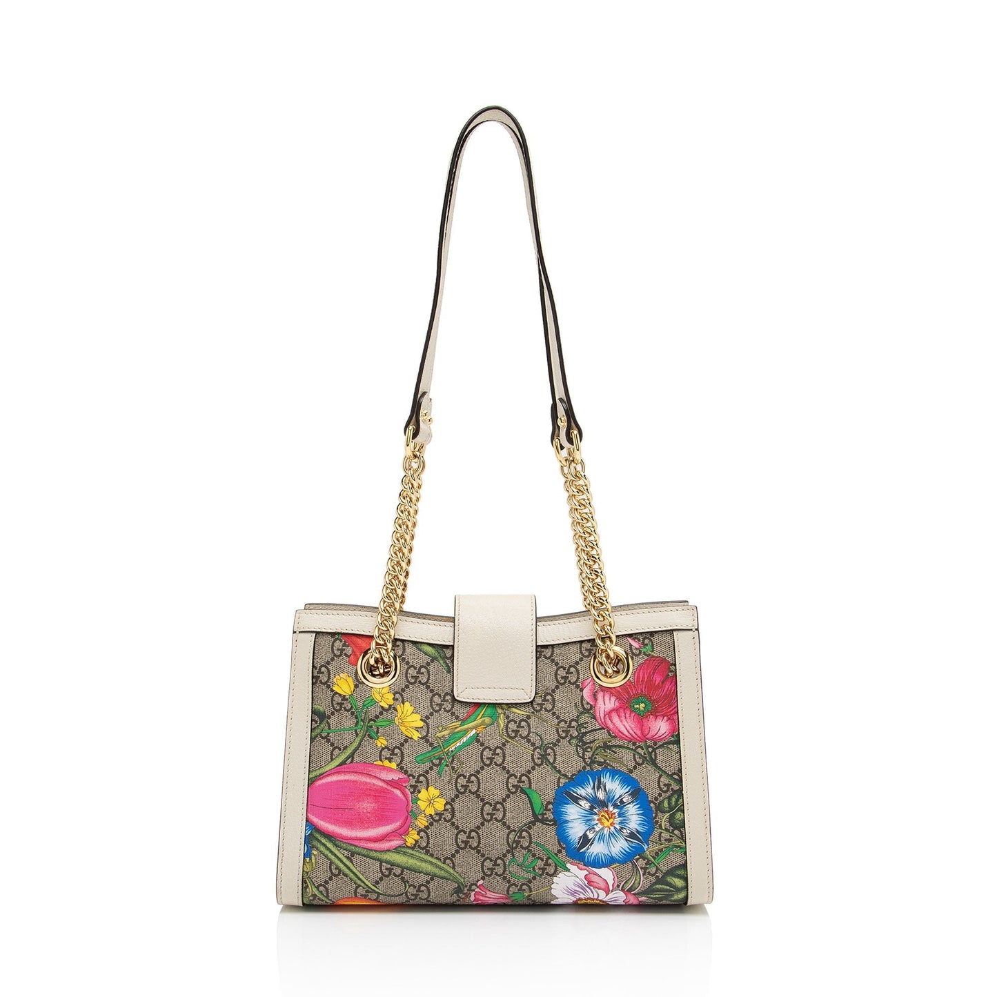 Gucci Leather Canvas Tote