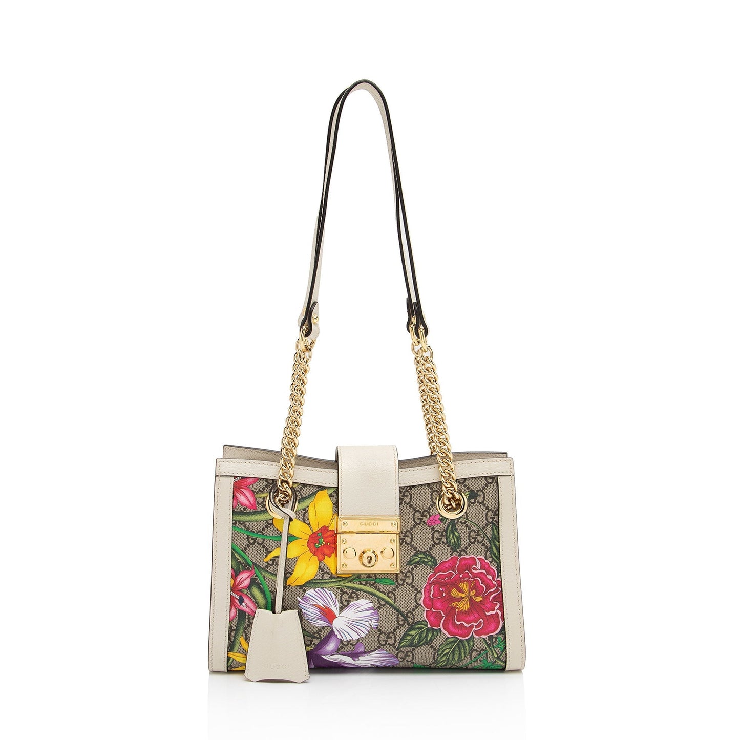 Gucci Leather Canvas Tote