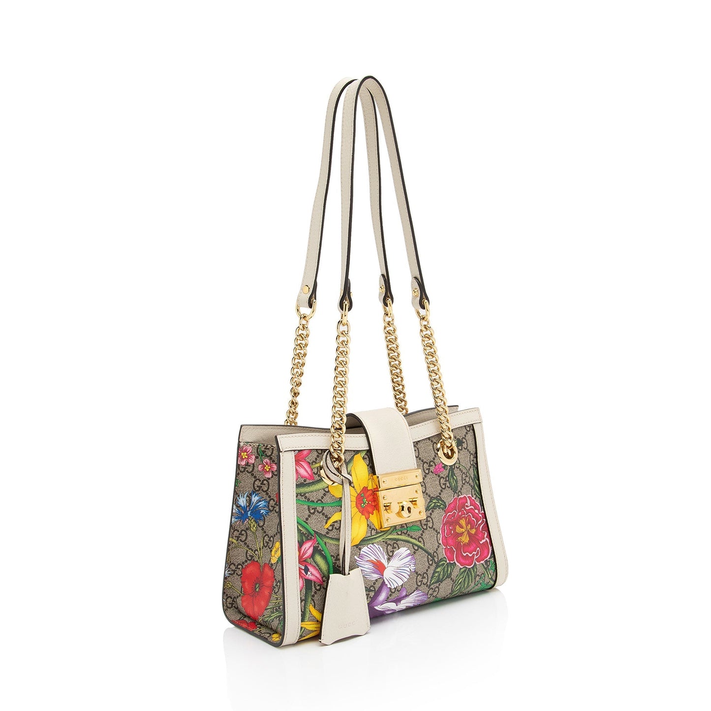 Gucci Leather Canvas Tote