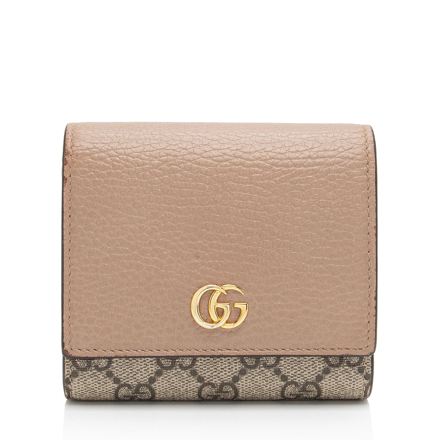 Gucci GG Supreme GG Marmont Compact Wallet (SHF-0GWgKX)