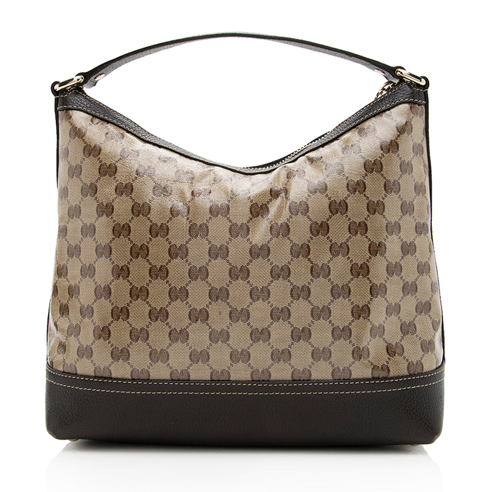 Gucci GG Supreme Leather Canvas Shoulder Bag Style 8