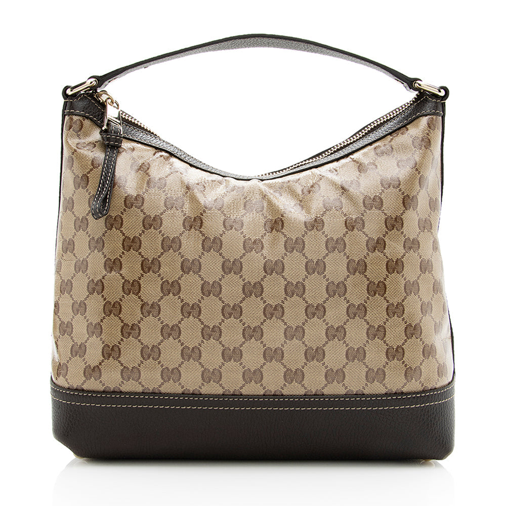 Gucci GG Supreme Leather Canvas Shoulder Bag Style 8