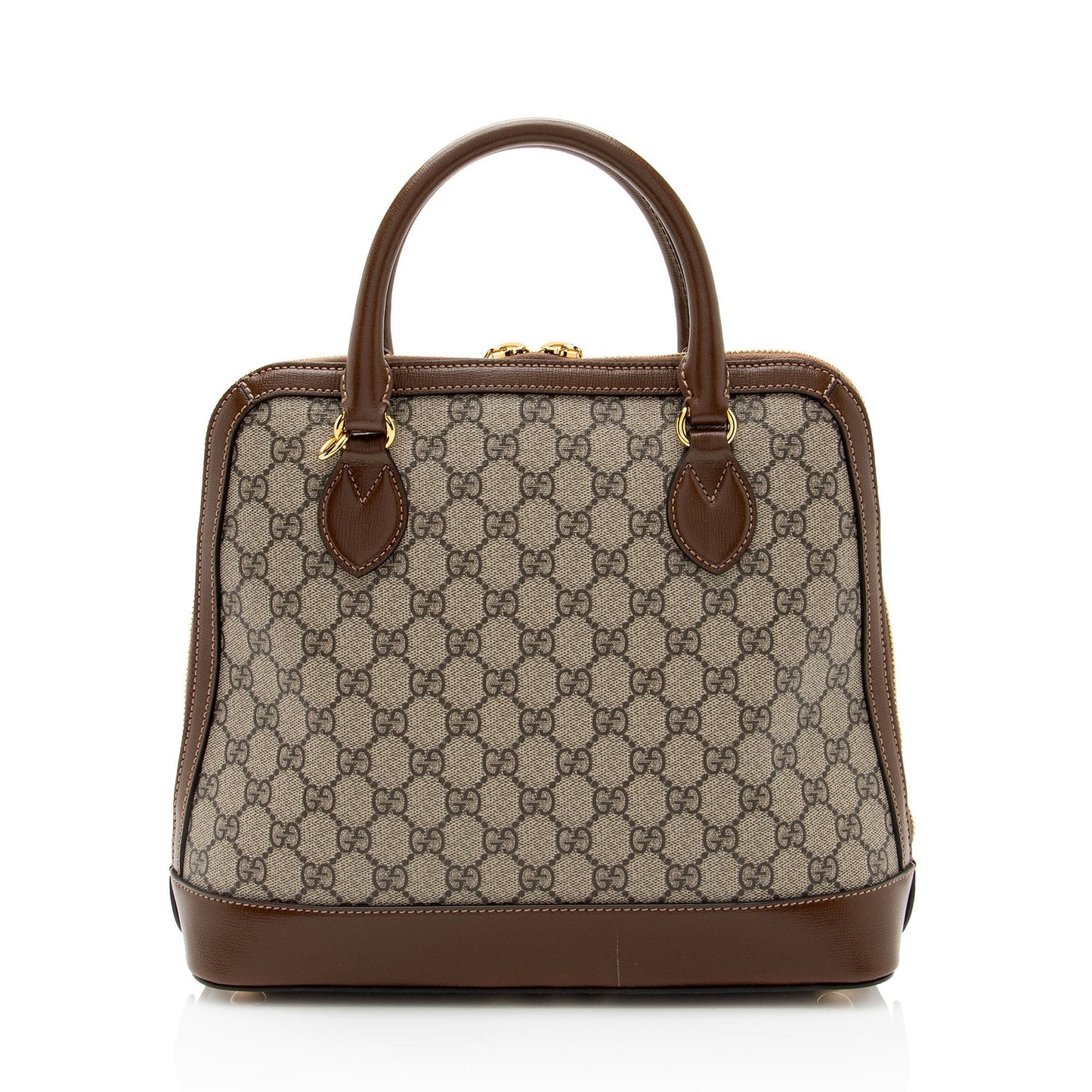 Gucci Leather Canvas Shoulder Bag