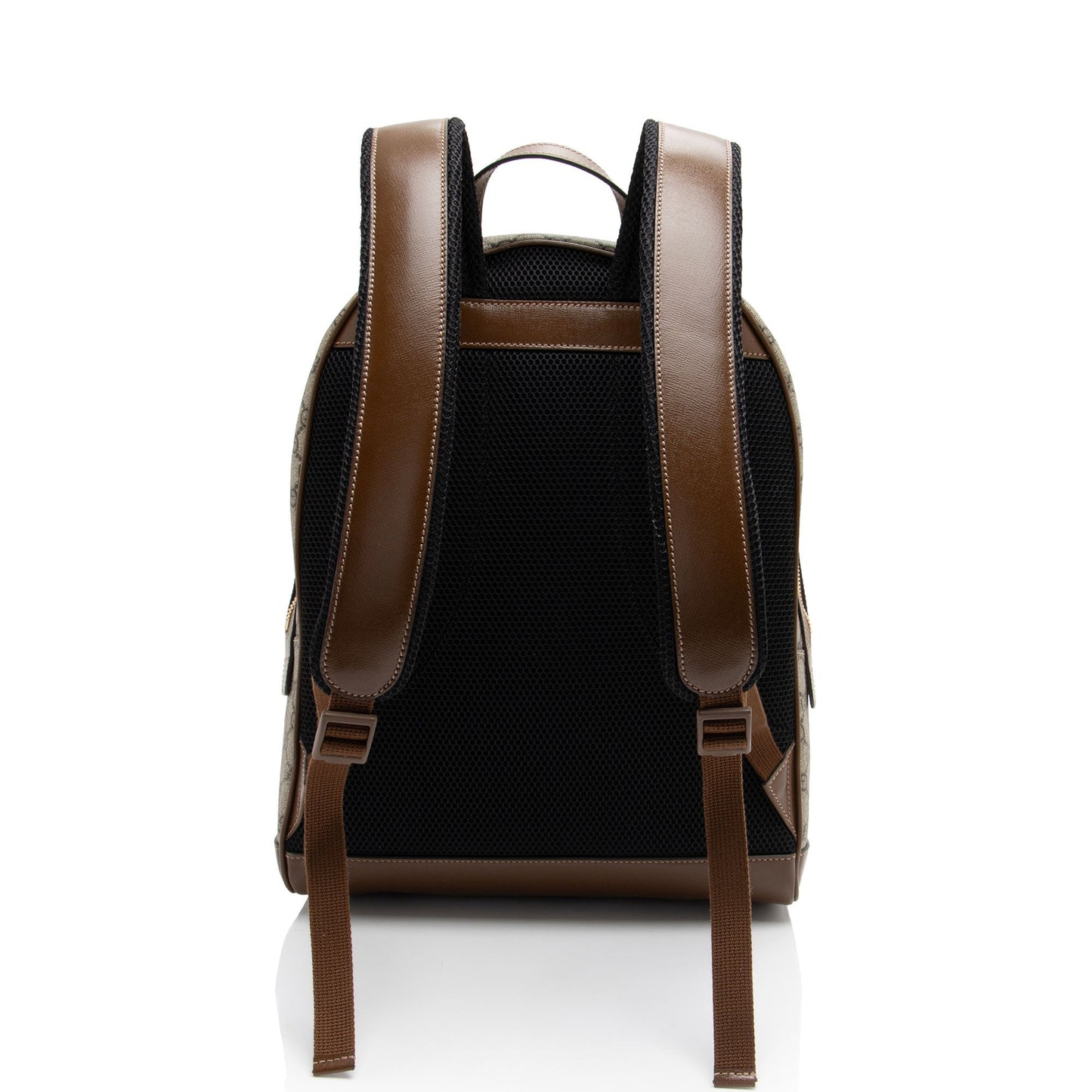 Gucci Nylon Leather Canvas Shoulder Bag