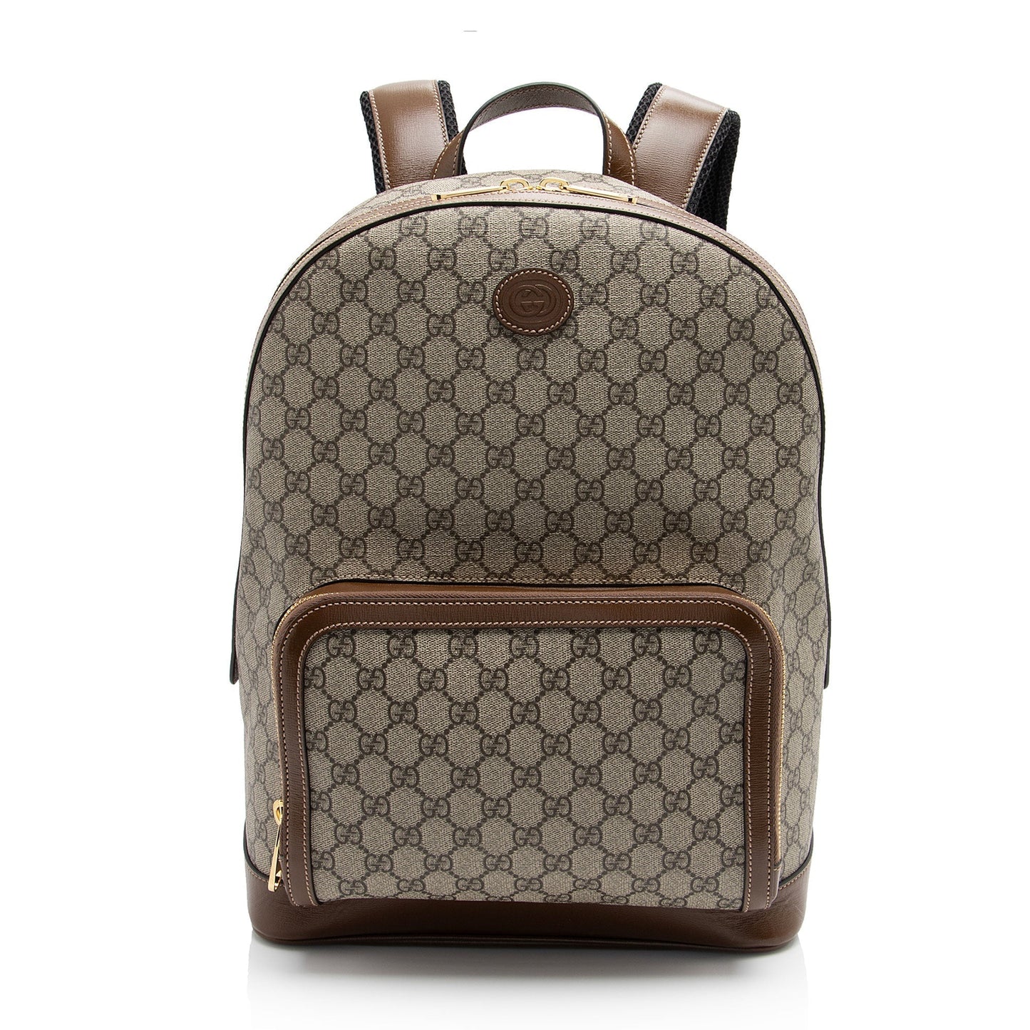 Gucci Nylon Leather Canvas Shoulder Bag