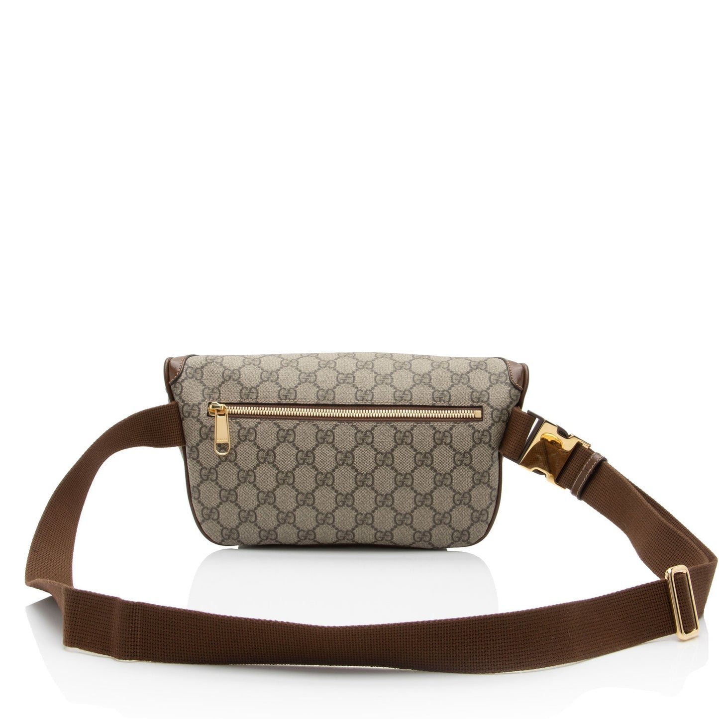 Gucci Nylon Leather Canvas Shoulder Bag
