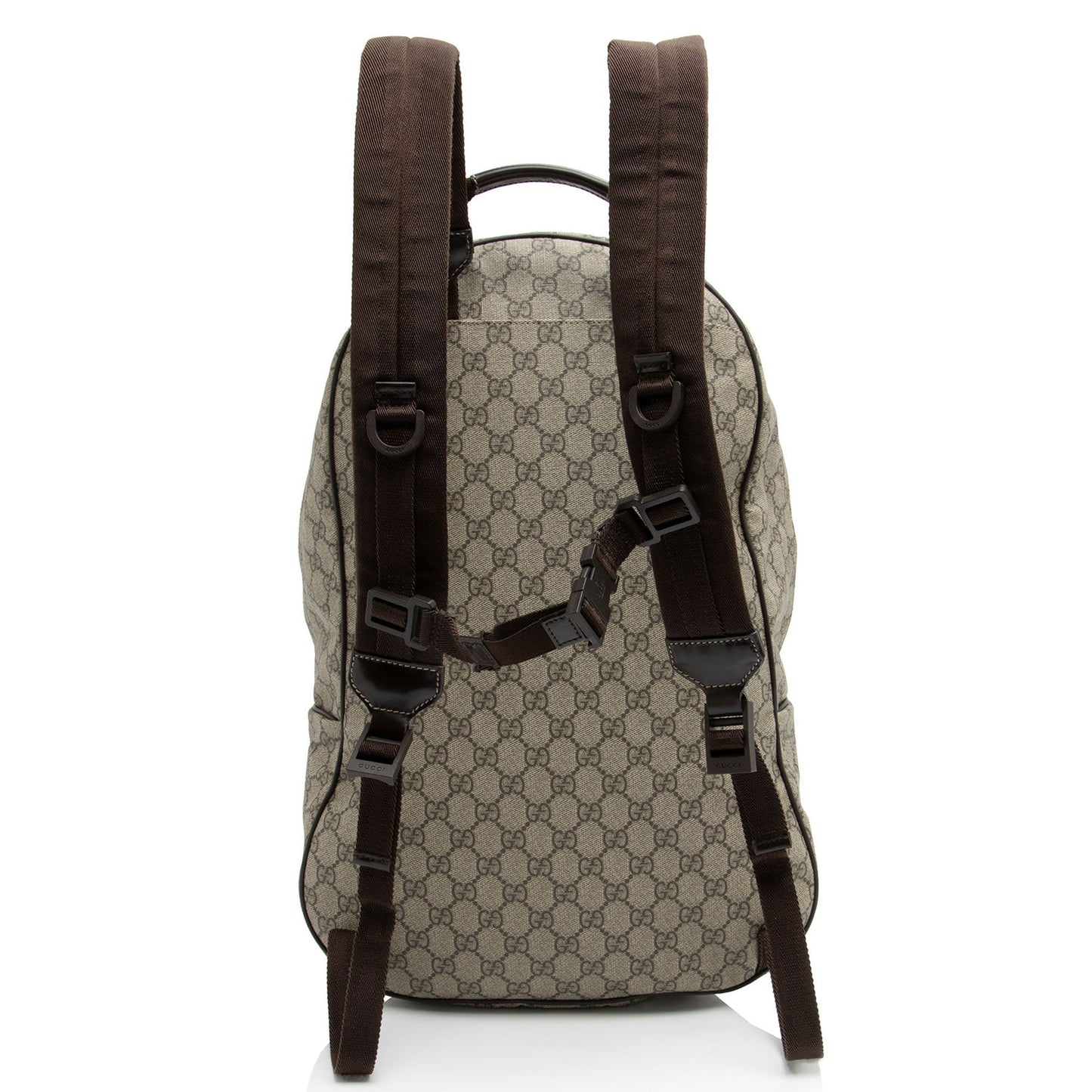 Gucci Nylon Leather Canvas Shoulder Bag