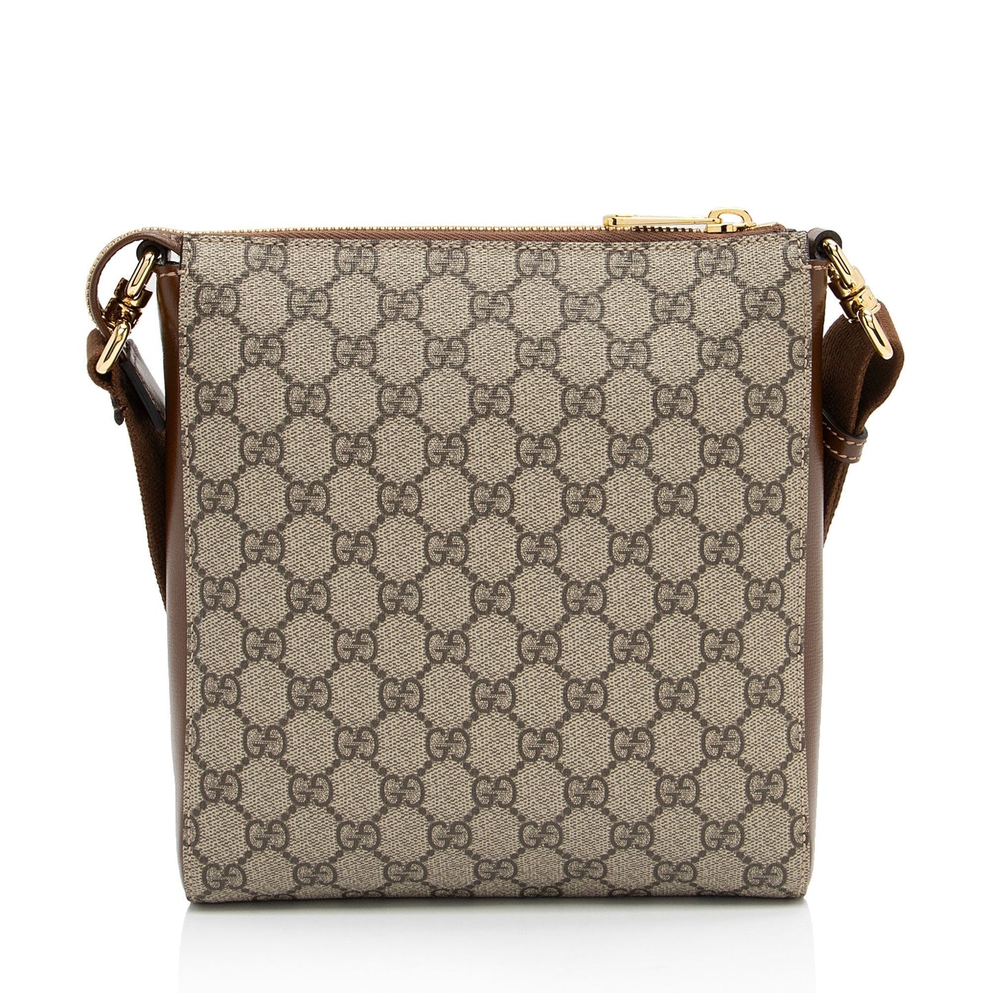 Gucci Nylon Leather Canvas Shoulder Bag