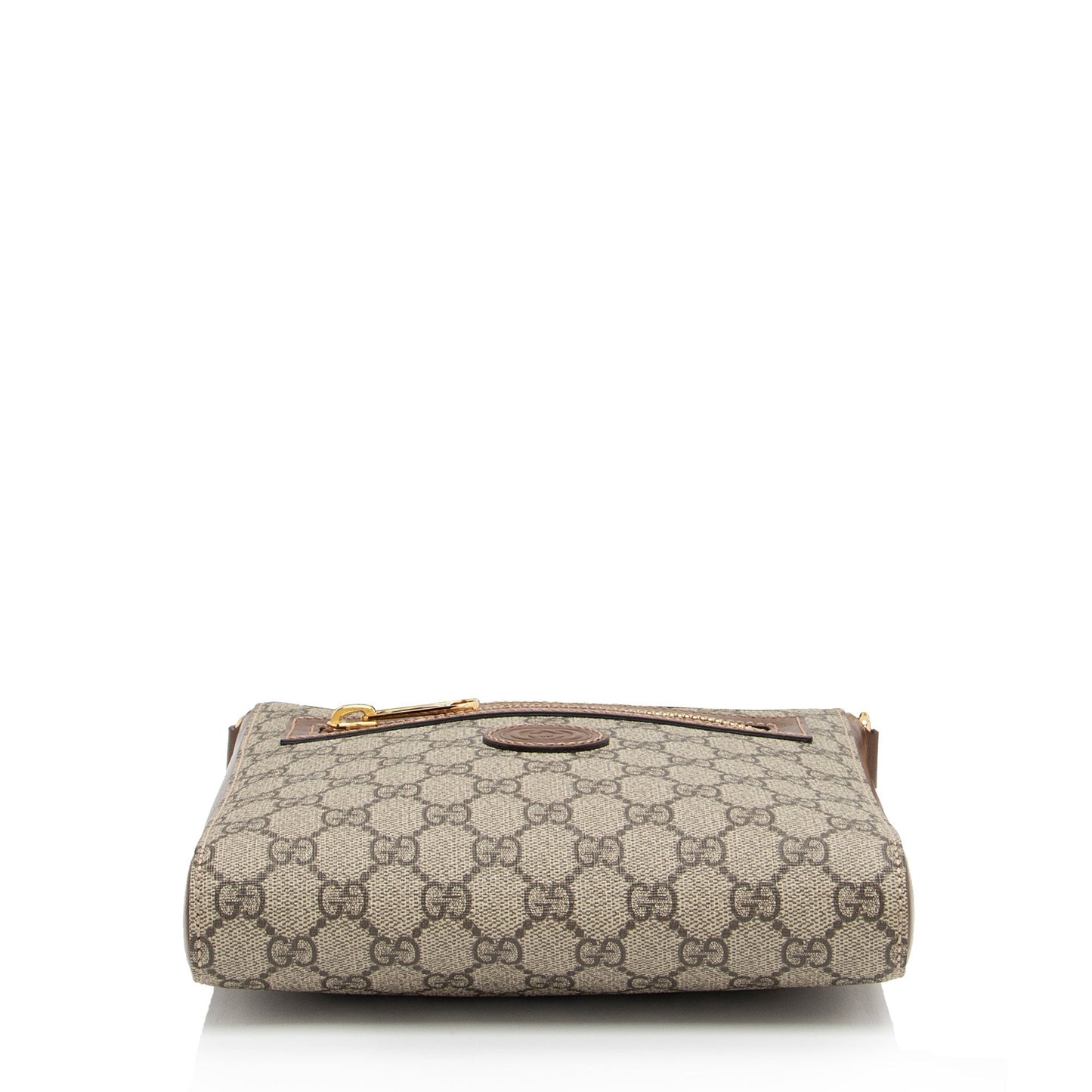 Gucci Nylon Leather Canvas Shoulder Bag
