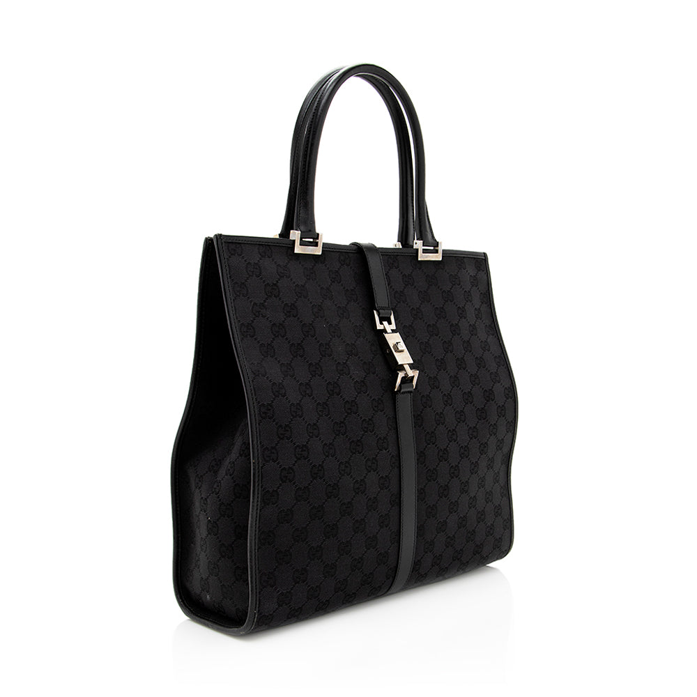 Gucci GG Supreme Leather Canvas Tote Style 6