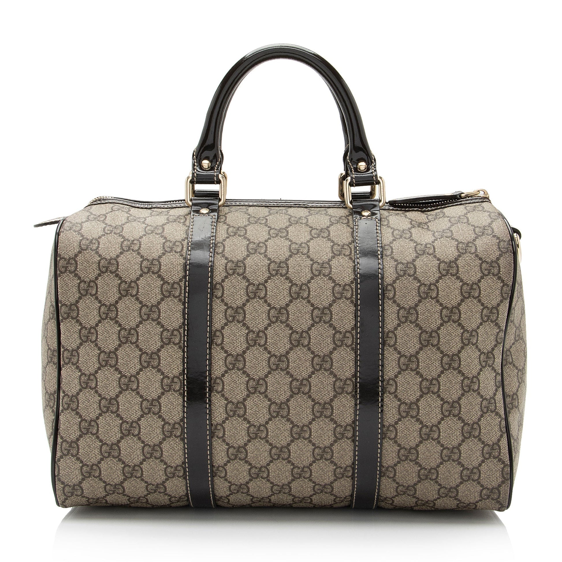 Gucci Leather Canvas Handbag