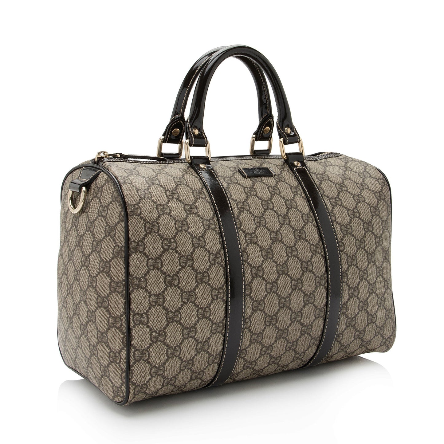 Gucci Leather Canvas Handbag