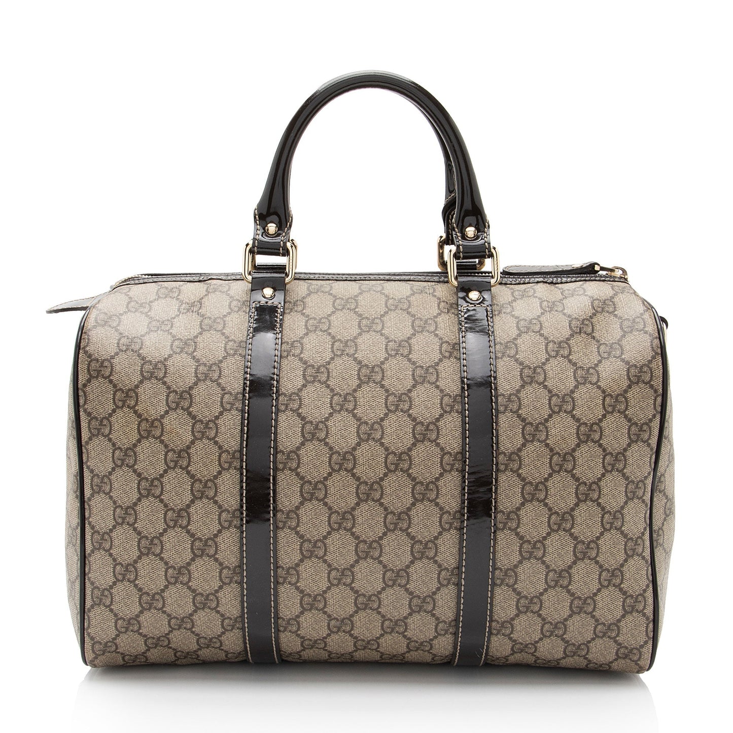 Gucci Leather Canvas Handbag