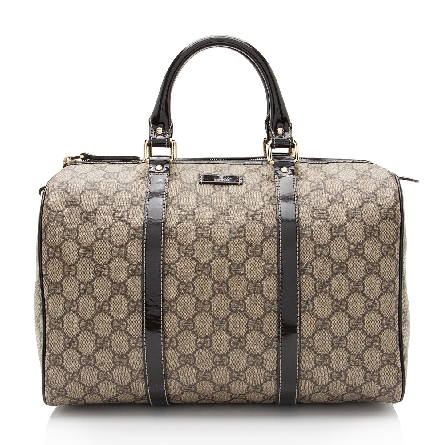 Gucci Leather Canvas Handbag