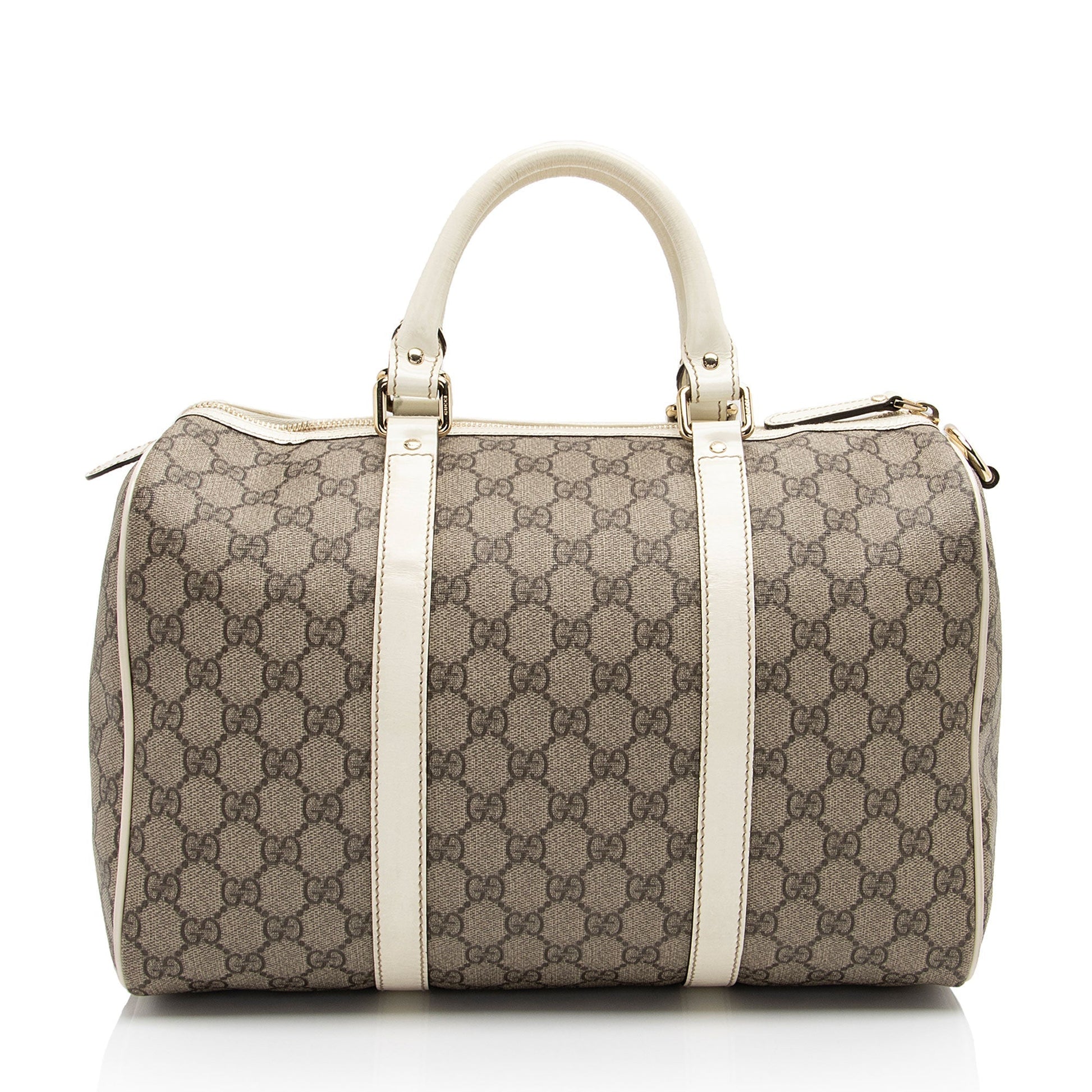 Gucci Leather Canvas Handbag